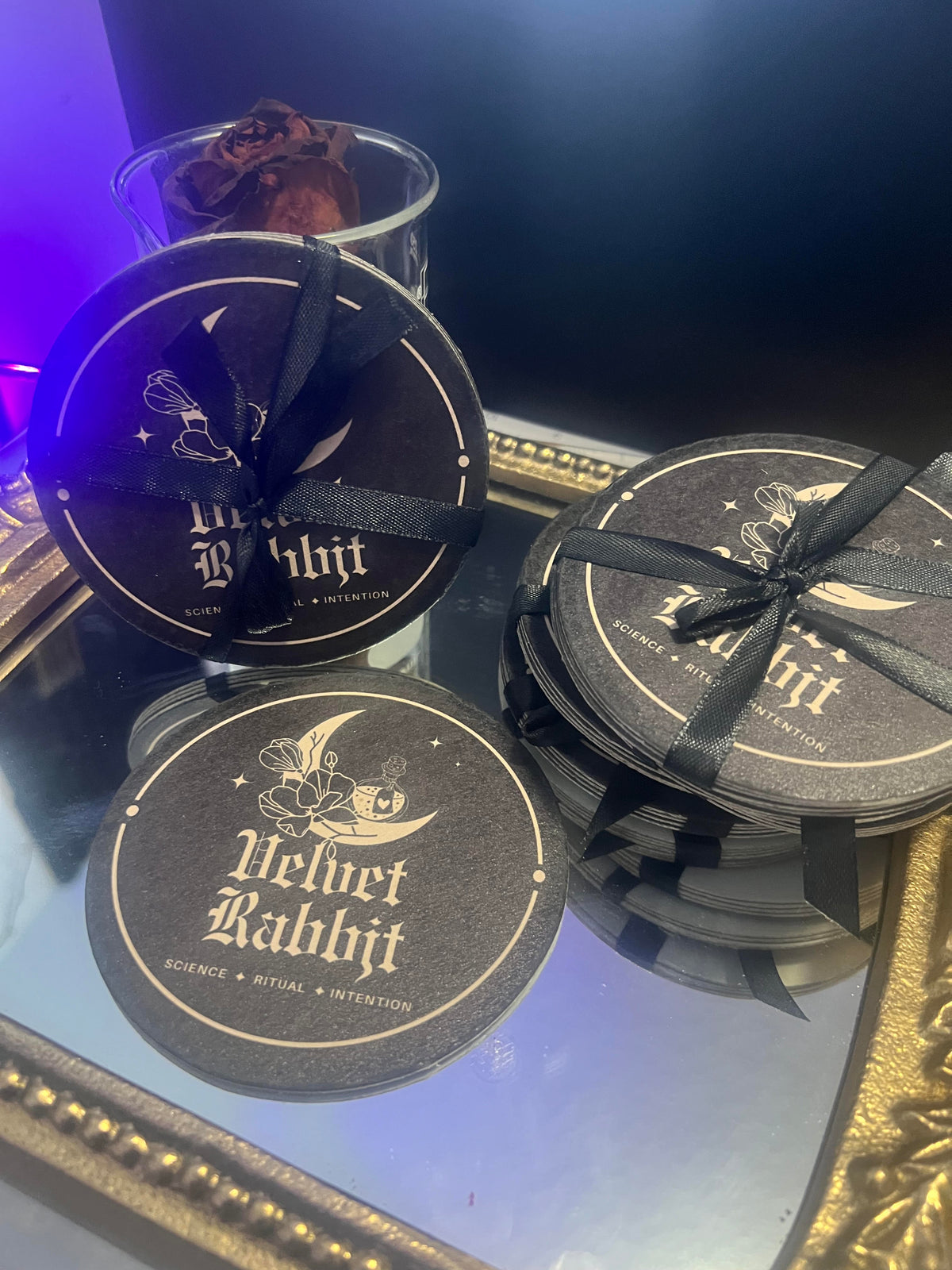 4 pack Velvet Rabbit Coaster Pack